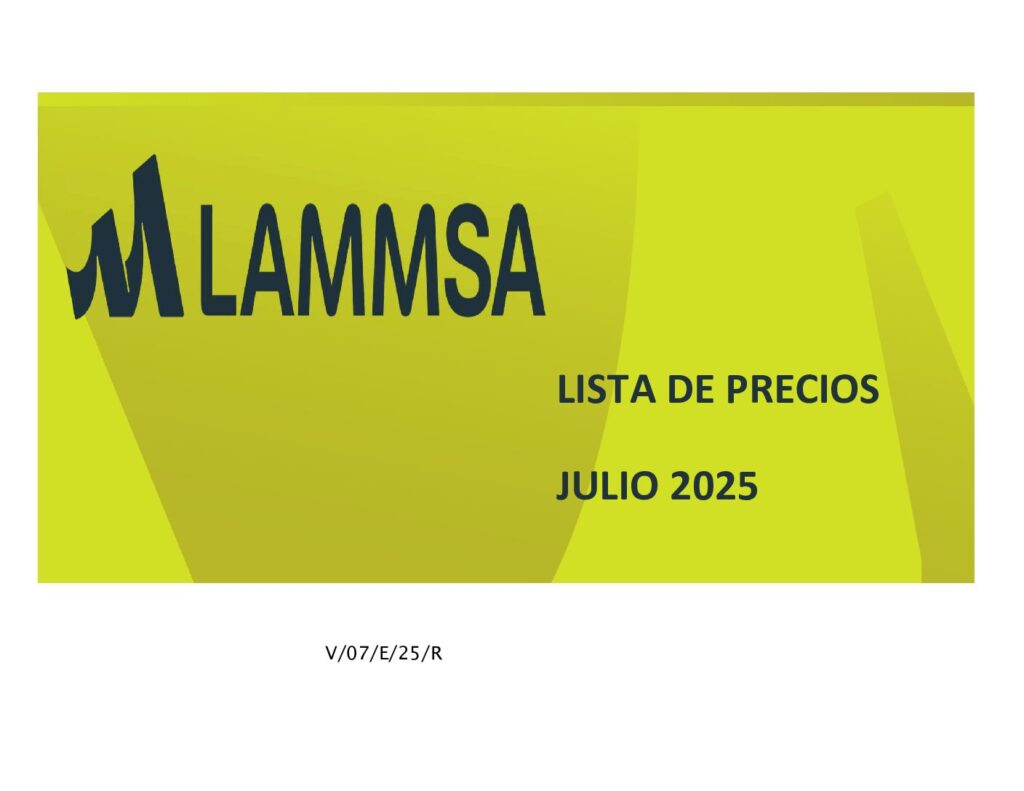 thumbnail of Tornilleria – LAMMSA JULIO 2025